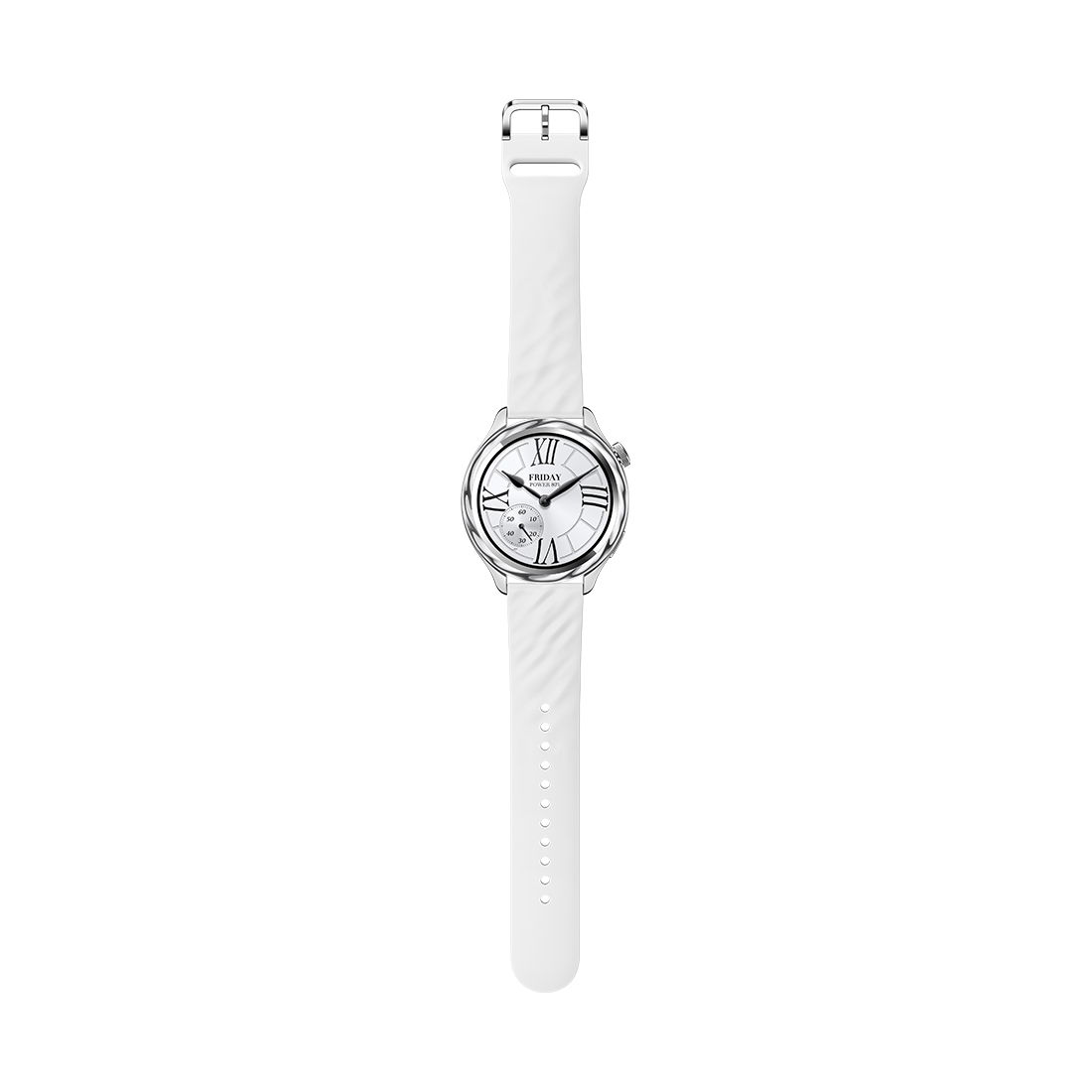 Комплект из ремешка и безеля для часов Xiaomi Watch S4 Bezel and Strap Kit-Liquid Silver