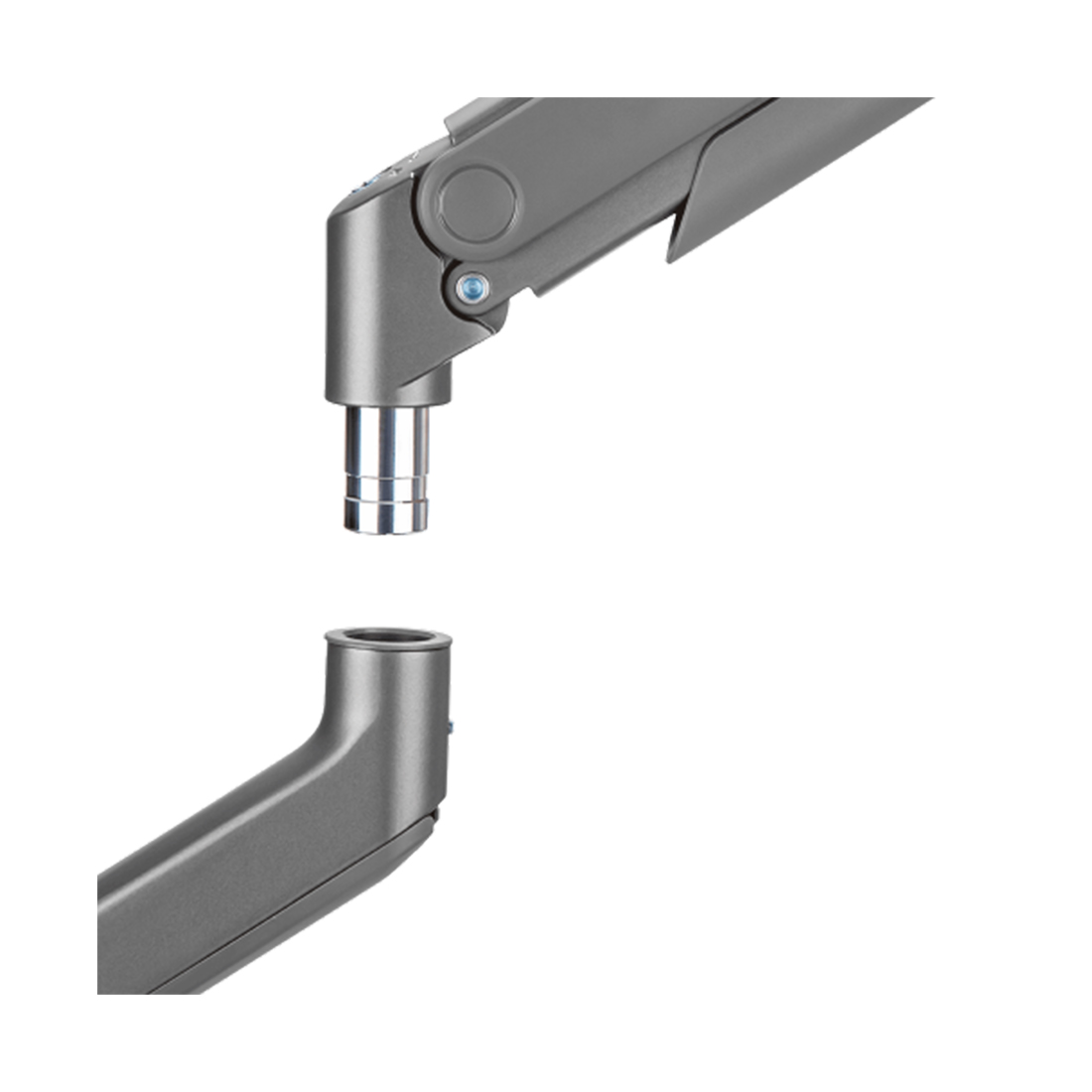Настольный кронштейн с газлифтом Brateck LDT74-C012 для 1 монитора (17"-49")