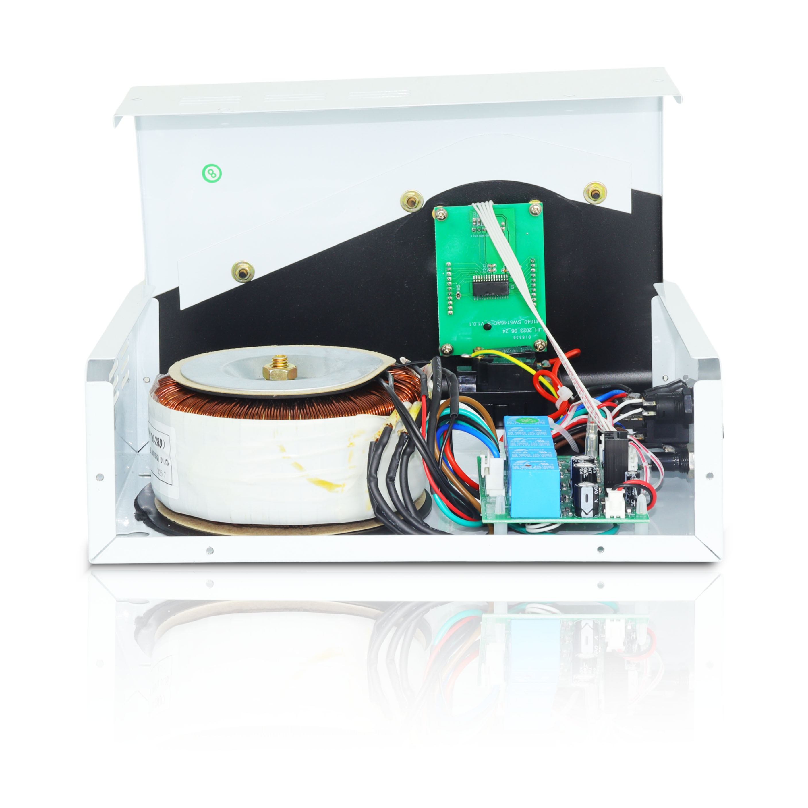 Стабилизатор напряжения для газового котла Biod Pro W-2000, 2000 ВА, настенный, релейный, LED-дисплей, 90–280 В