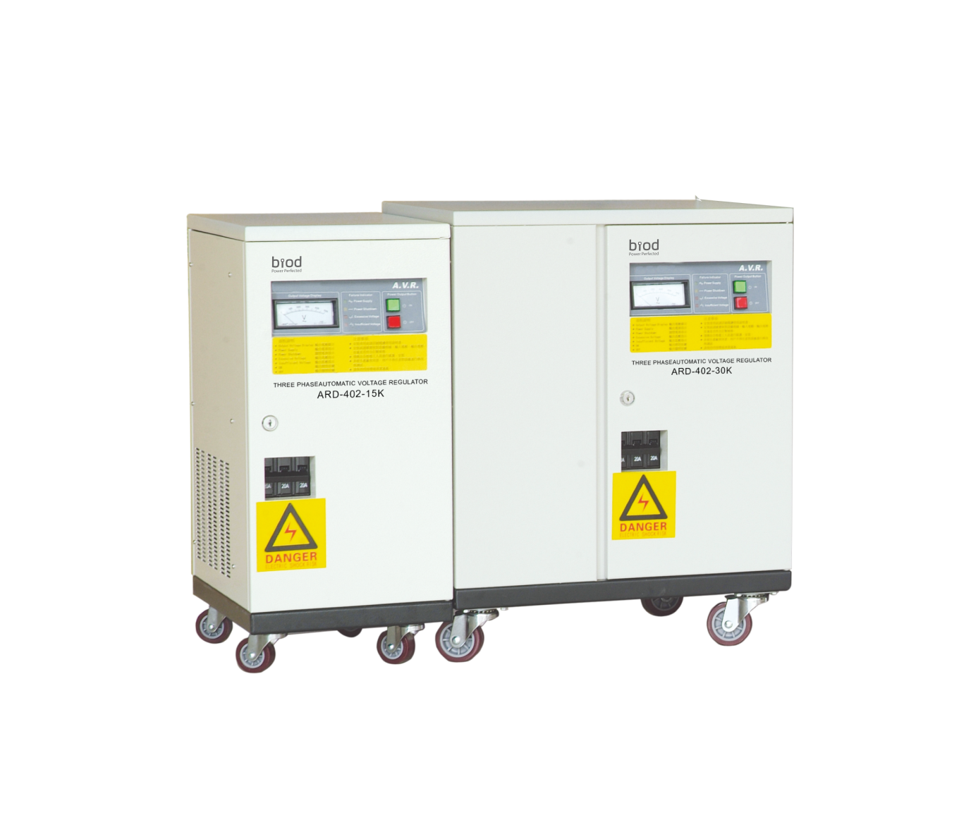 Промышленный стабилизатор Biod Pro ARD 400 кВА трехфазный индукционный