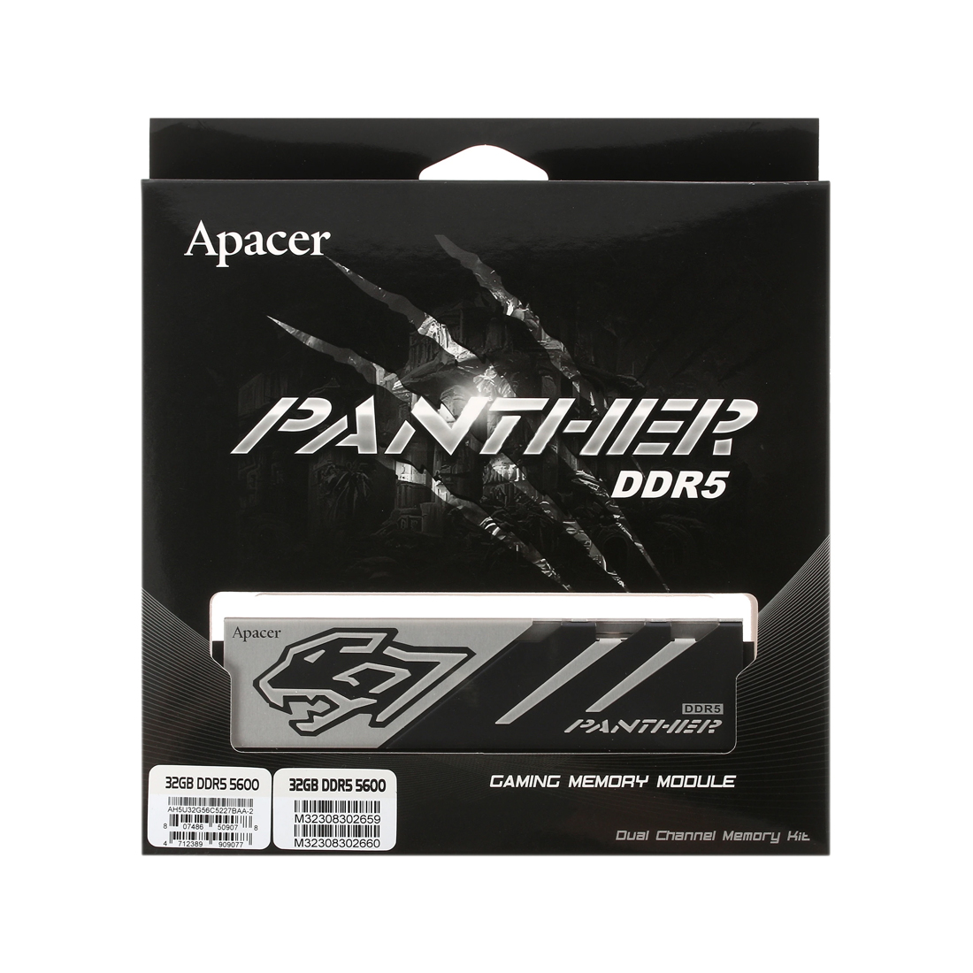 Комплект модулей памяти Apacer Panther AH5U32G56C5227BAA-2 32GB (Kit 2x16GB) 5600MHz