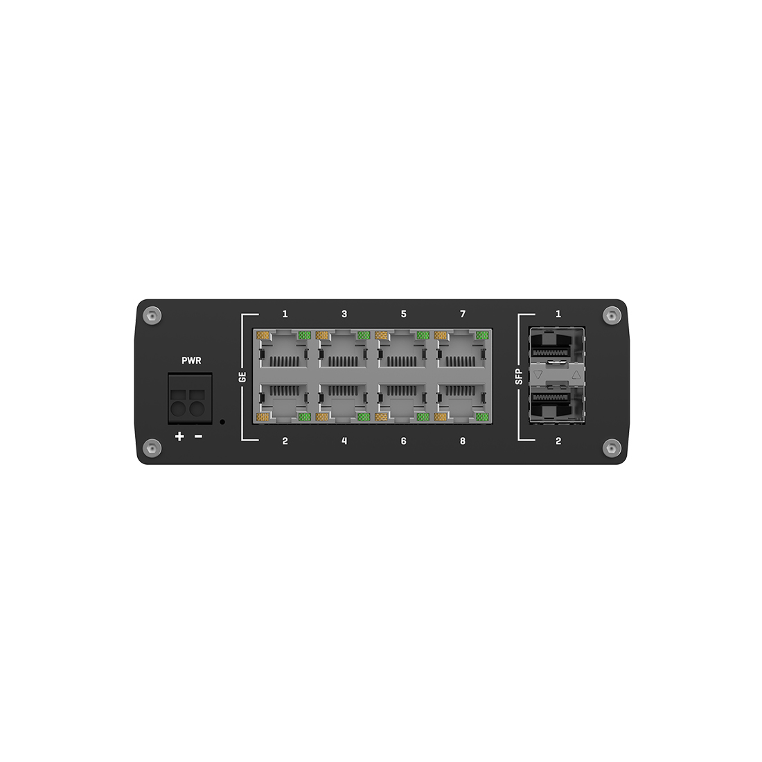 Неуправляемый промышленный коммутатор TSW210/8 10/100/1000, 2 SFP ports Switch