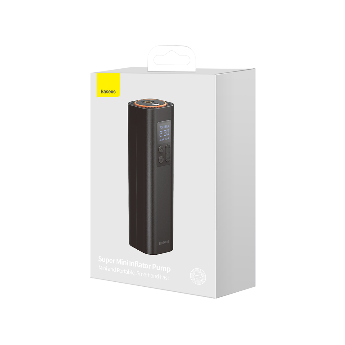 Автомобильный компрессор Baseus Super Mini Black (CRCQ000001)