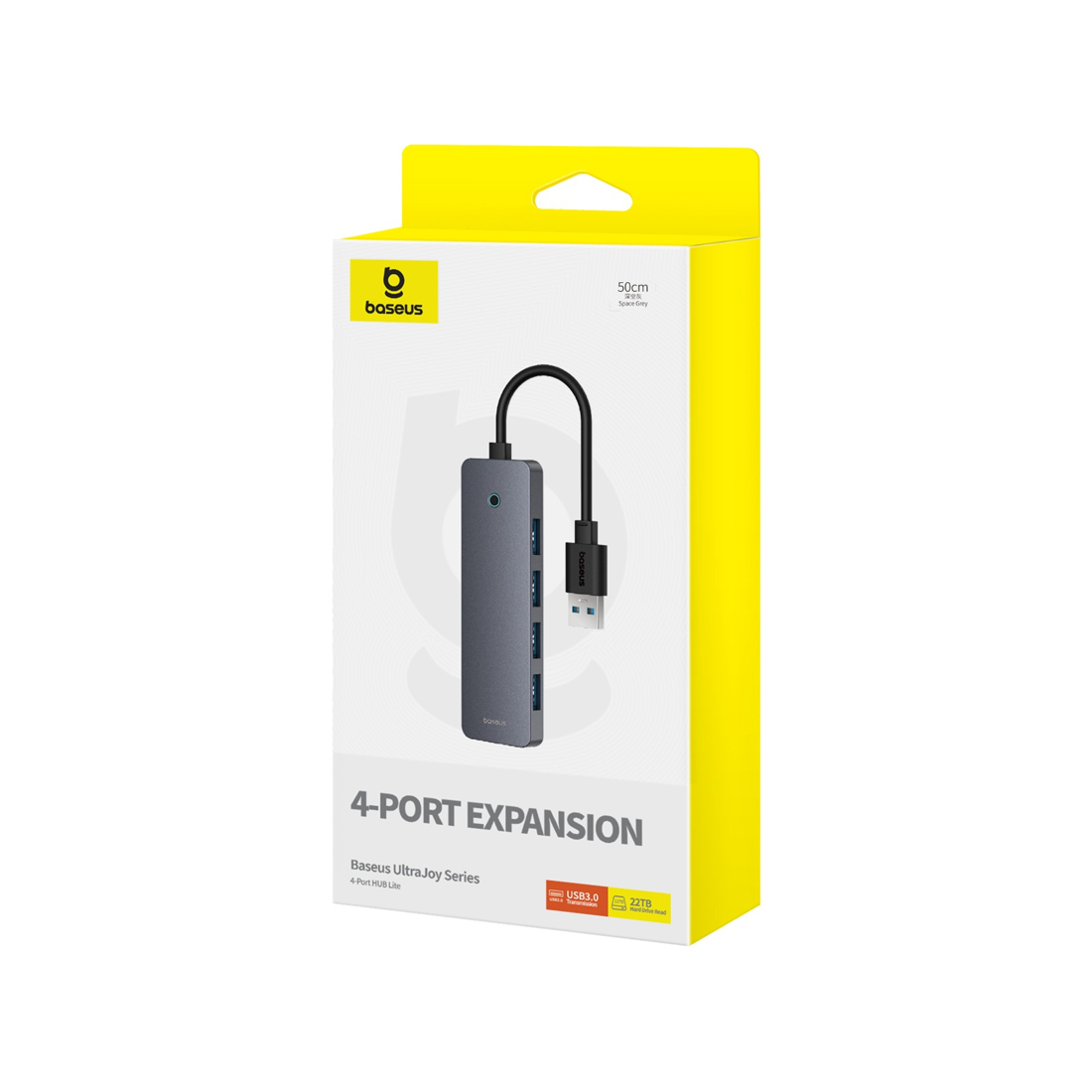 Концентратор Baseus UltraJoy Series 4-Port Space Grey (B0005280B811-10)