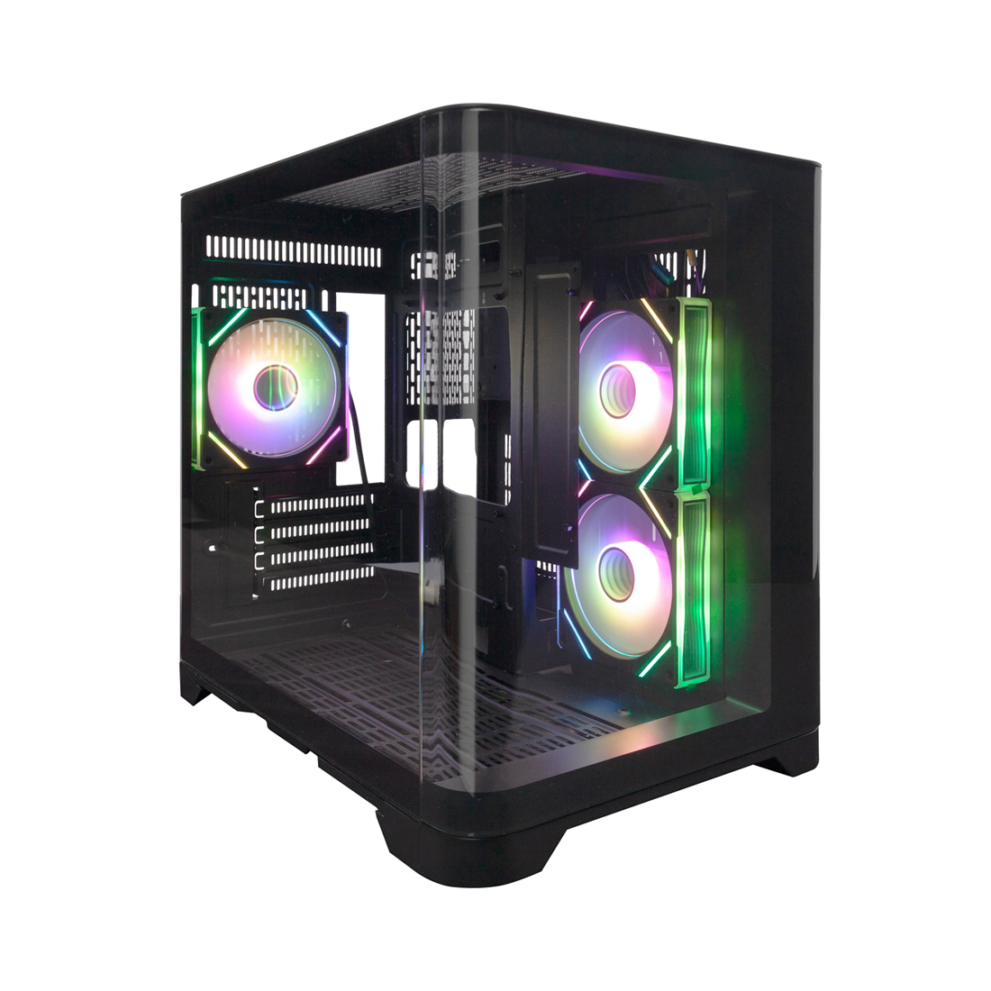 Компьютерный корпус 1STPLAYER UV5 BLACK без Б/П