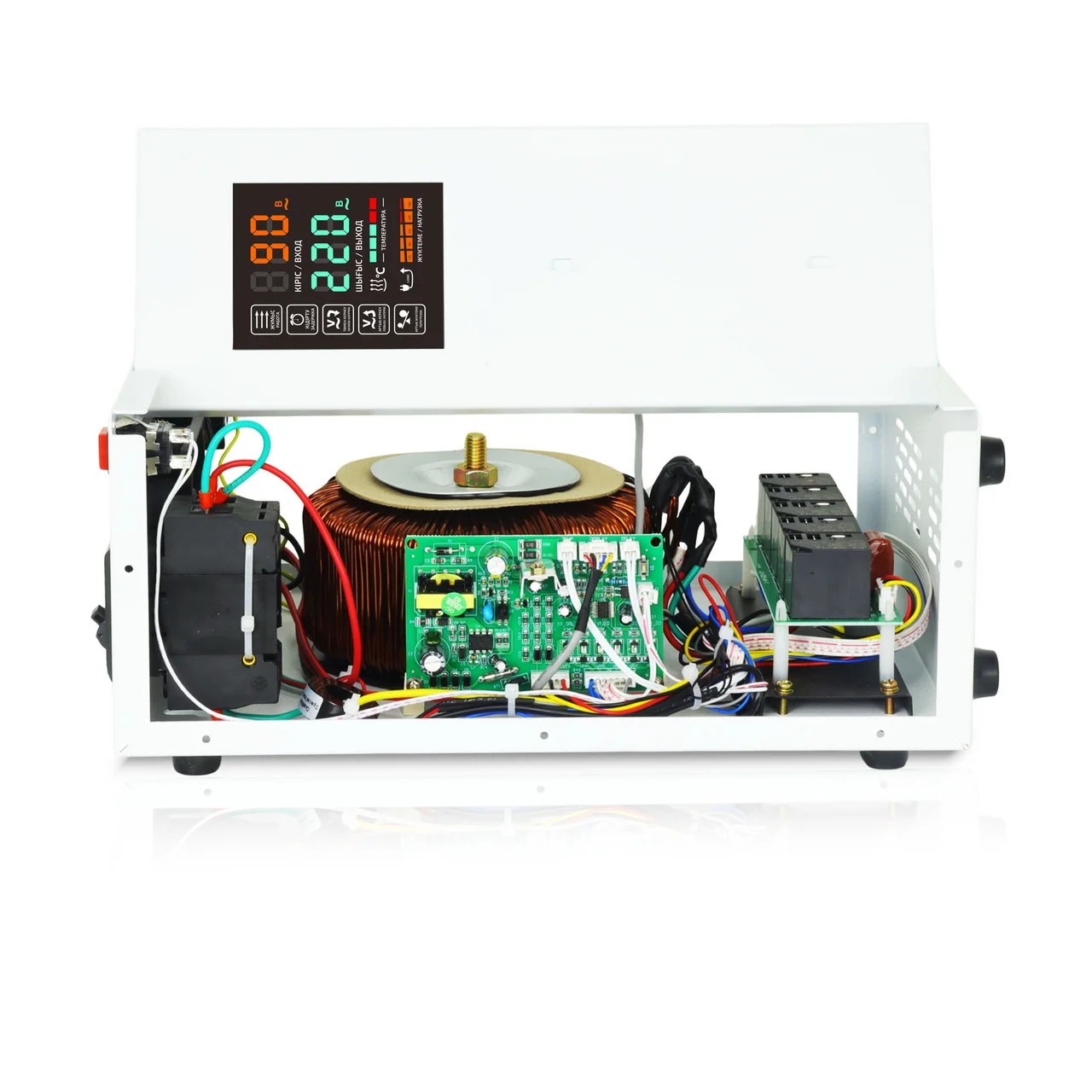 Стабилизатор напряжения Biod Pro W-4000, 4000 ВА, настенный, релейный, LED-дисплей, байпас, 90–280 В