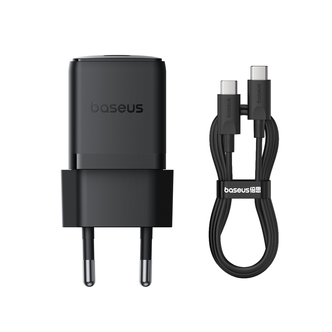 Адаптер питания Baseus Palm 1C 30W ( в комлпекте кабель Type-c ) Cluster Black