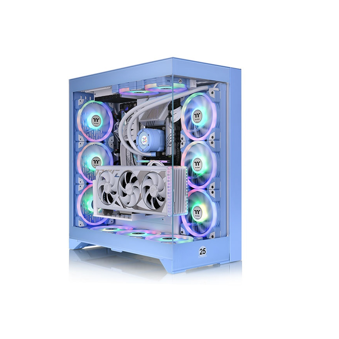 Компьютерный корпус Thermaltake CTE E660 MX Hydrangea Blue без Б/П
