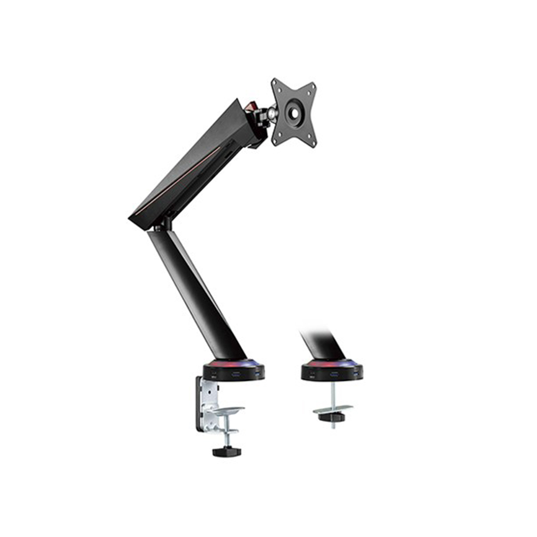 Настольный кронштейн с газлифтом Brateck LDT39-C012U RGB для 1 монитора (17"-32")