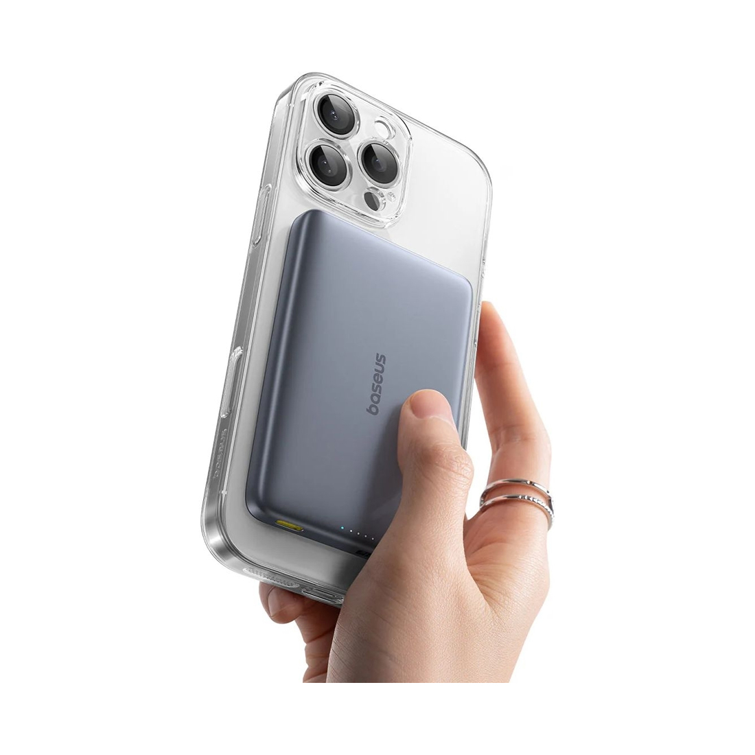 Портативный внешний аккумулятор Baseus PicoGo AM41 Ultra-Slim 10000mAh 27W Grey (E0027200)