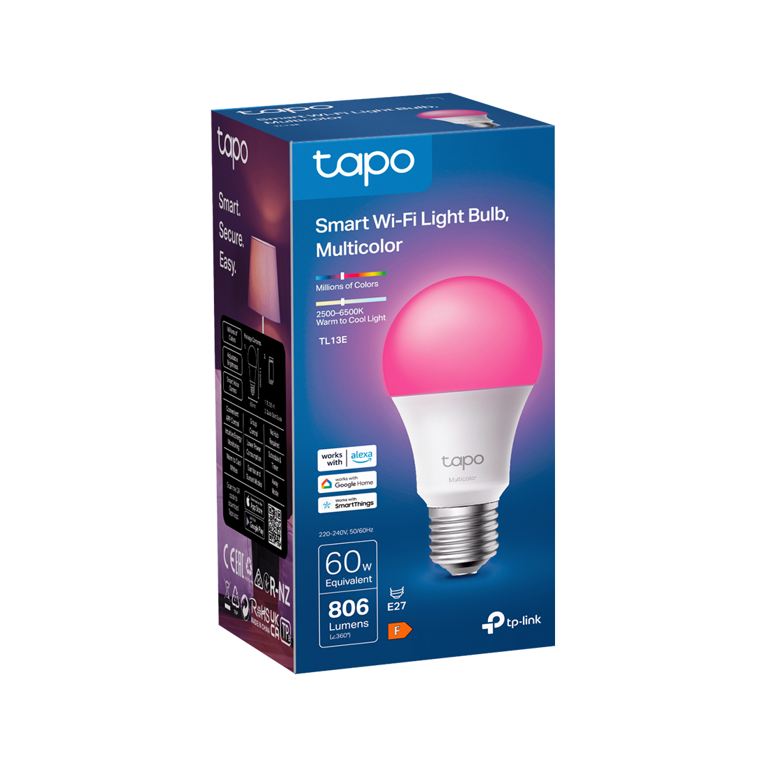 Лампа Wi-Fi Умная TP-Link Tapo TL13E