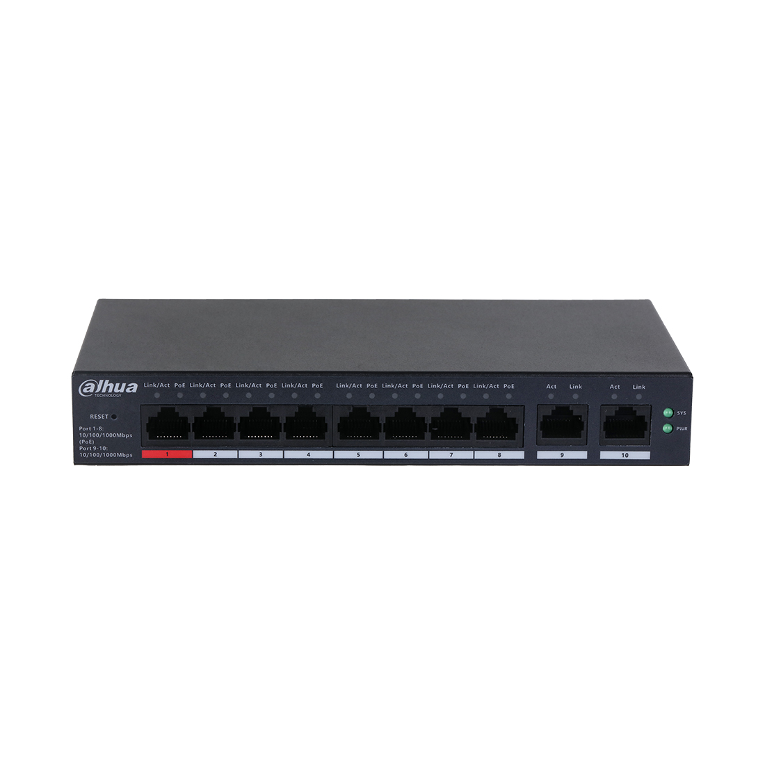 Коммутатор Dahua DH-CS4010-8GT-110