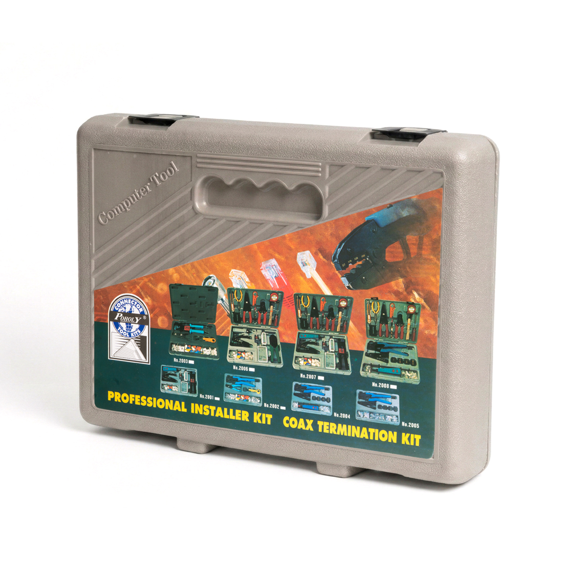 Набор инструментов Poholy NO.2006 для прокладки информационных сетей