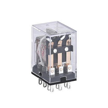 Промежуточное реле CHINT JZX-22F(D) 4 конт. с инд. LED 3А 220В DC