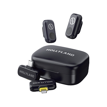 Петличный микрофон Hollyland Lark A1 Combo Черный