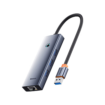 Концентратор Baseus UltraJoy Series 4-Port Space Grey (B0005280B811-12)