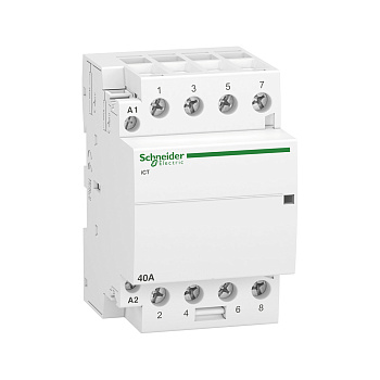 Контактор модульный SE A9C20844 iCT40A 4НО 220/240В АС 50ГЦ