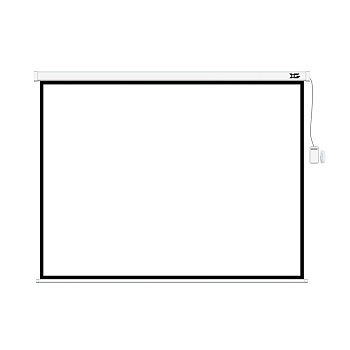 Экран моторизированный (с пультом Д/У) XG DLS-ERC406х305W (160"х120"), Ø - 199", 4:3