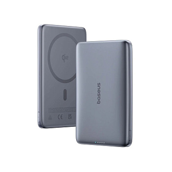 Портативный внешний аккумулятор Baseus PicoGo AM41 Ultra-Slim 10000mAh 27W Grey (E0027200)