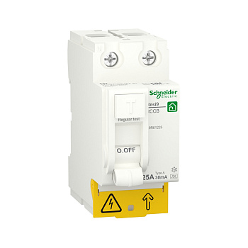 Выключатель дифференциального тока SE RESI9 2P 25А 30мА